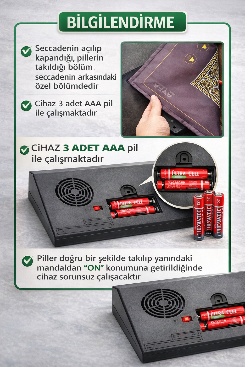 Akıllı Seccadem™ |Adım Adım Namaz